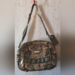 Protocol Floral Tapestry Overnight Canyon Travel Luggage Bag Vintage